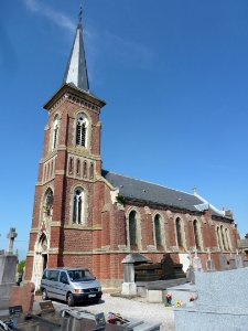 Guemps (Pas-de-Calais) église Saint-Jean-Baptiste (02)