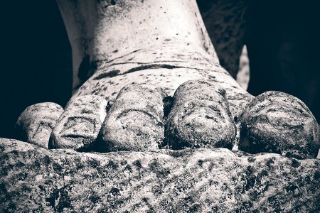 Stone figure figure art