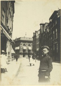 Grote Houtstraat bij de Anegang, ziende naar het noorden, Inventarisnummer NL-HlmNHA 12140