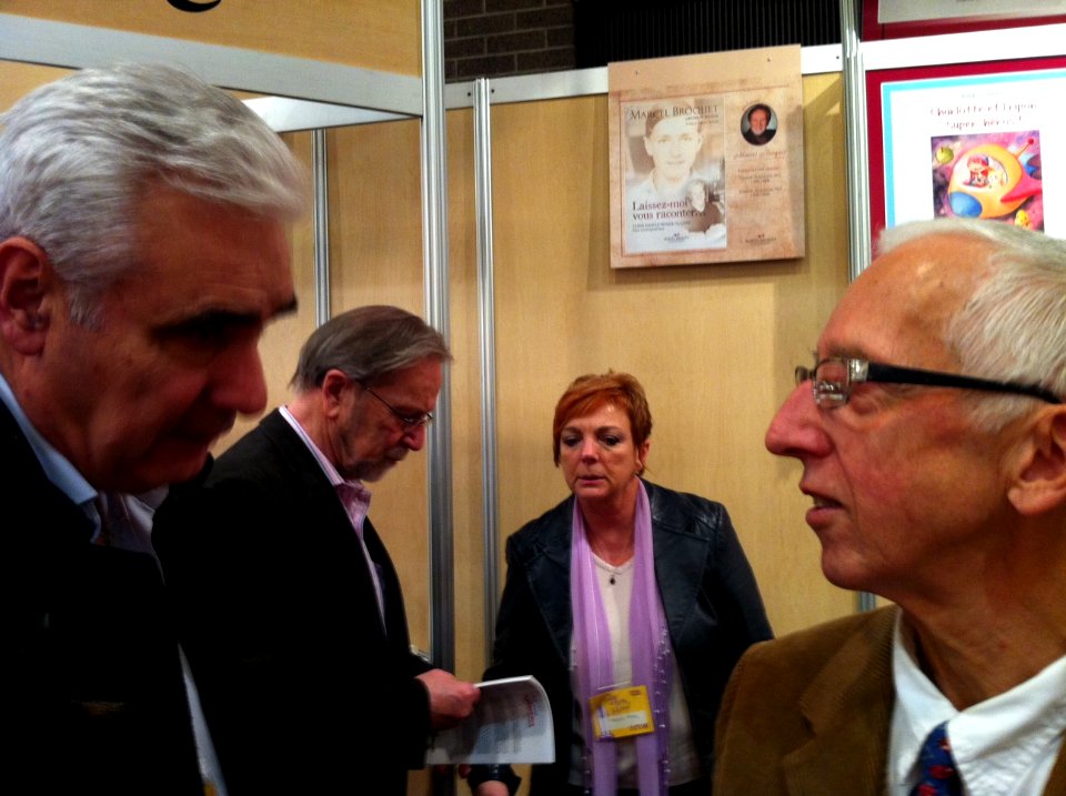 Guy Tredaniel Marcel Broquet Rosette Pipar Jean-Claude Rodet au Salon du livre de Montreal 2012