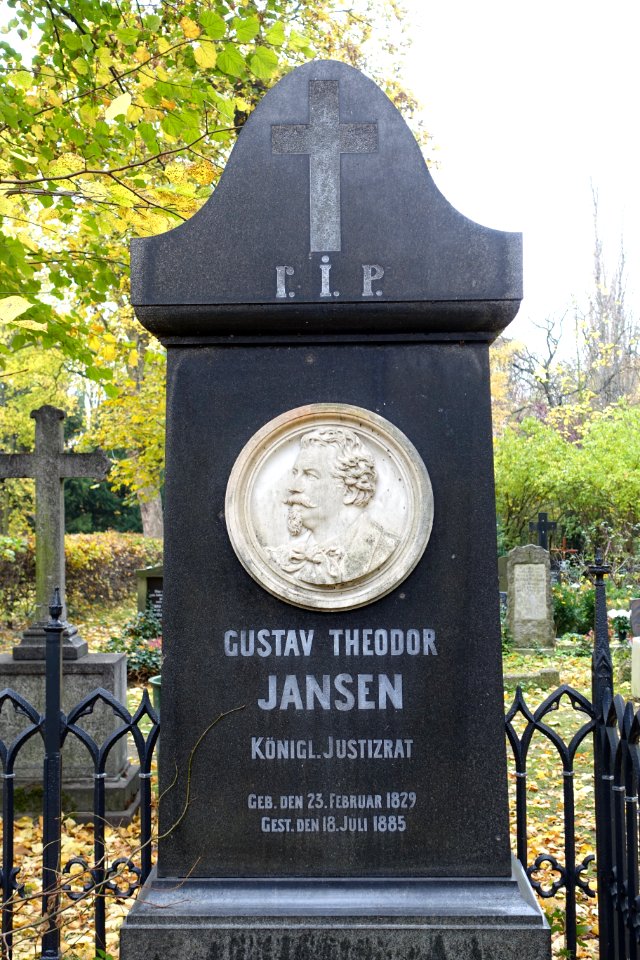 Gustav Theodor Jensen - Alter Domfriedhof der St.-Hedwigsgemeinde, Berlin - DSC09872