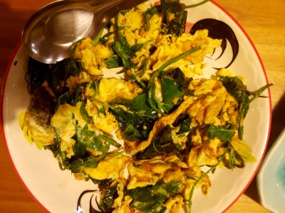 Gymnema omelette - Chiang Mai - 2017-07-09 (002)