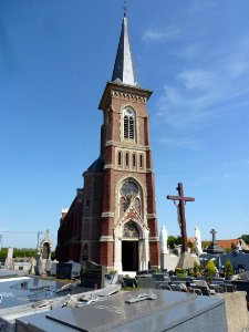 Guemps (Pas-de-Calais) église Saint-Jean-Baptiste (01)