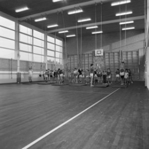 Gymnastiekzalen, gymen, project sleutelbouw bv, Amstenrade, Bestanddeelnr 167-0796