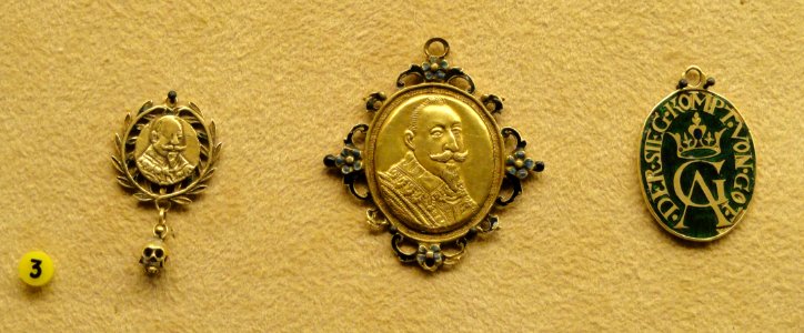 Gustavus II Adolphus miniature medals from time of Thirty Years War, Sweden, 1618-1648 - National Museum of Finland - DSC04075