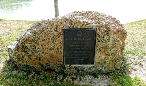 Guy M. Bradley memorial at Flamingo Visitor Center - Everglades National Park - DSC09320