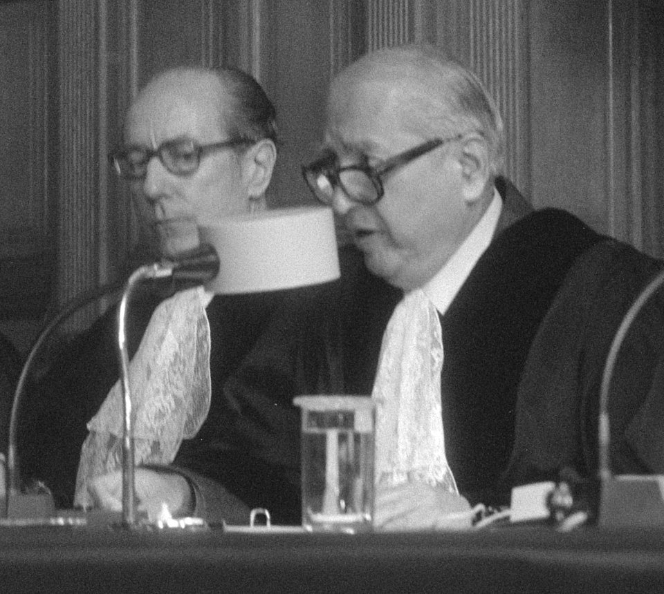 Guy de Lacharrière and Nagendra Singh