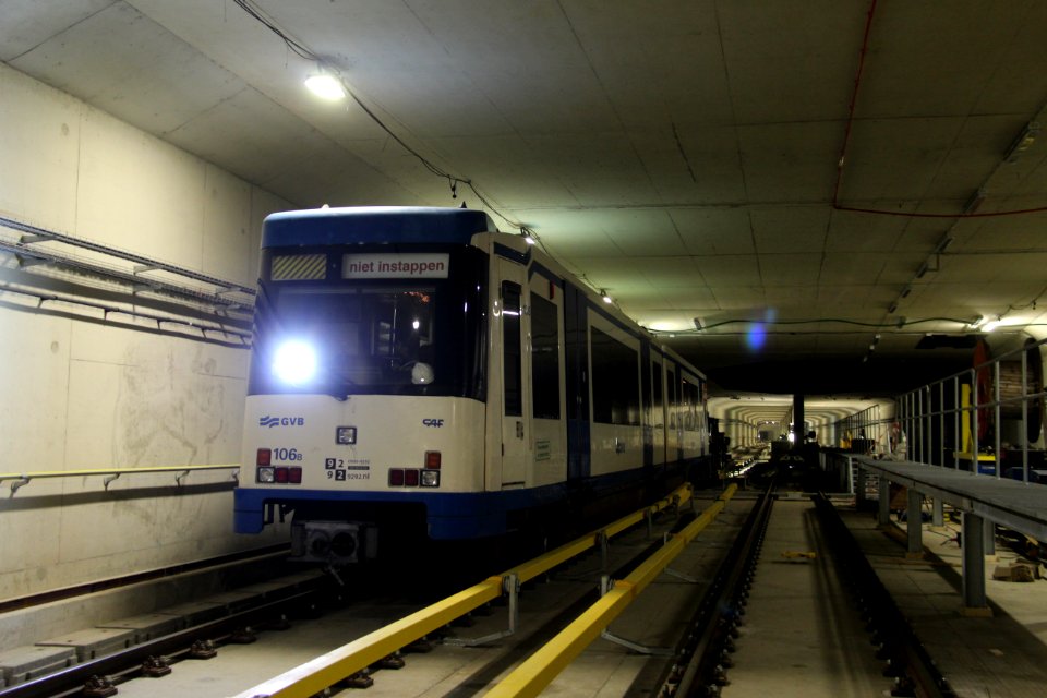 GVB 106 Testritten NoordZuidlijn Sixhaven