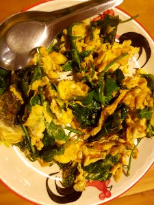 Gymnema omelette - Chiang Mai - 2017-07-09 (001)