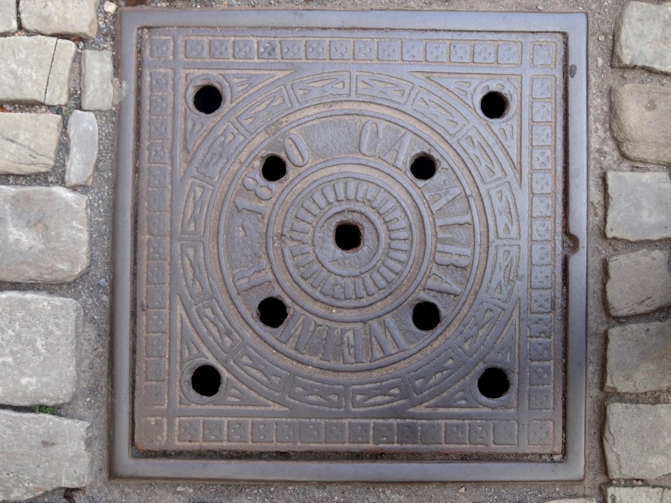 Gullideckel Weimar 2