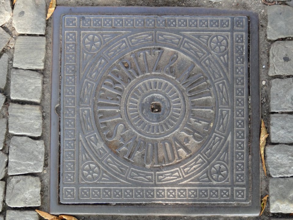 Gullideckel Weimar 1