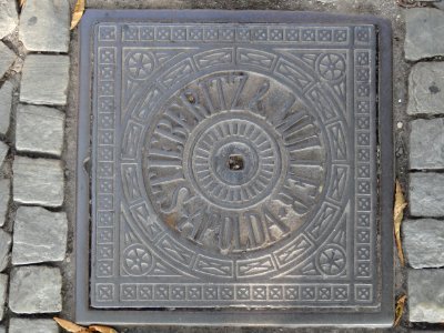 Gullideckel Weimar 1
