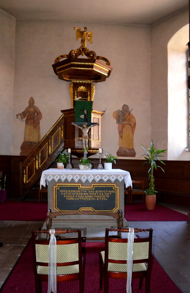 Hähnlein, Kirche, Kanzel