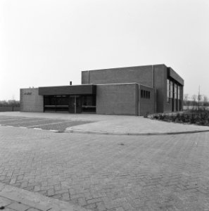 Gymanstiekzaal in Kloosterzande (architect De Soete), Bestanddeelnr 167-0801