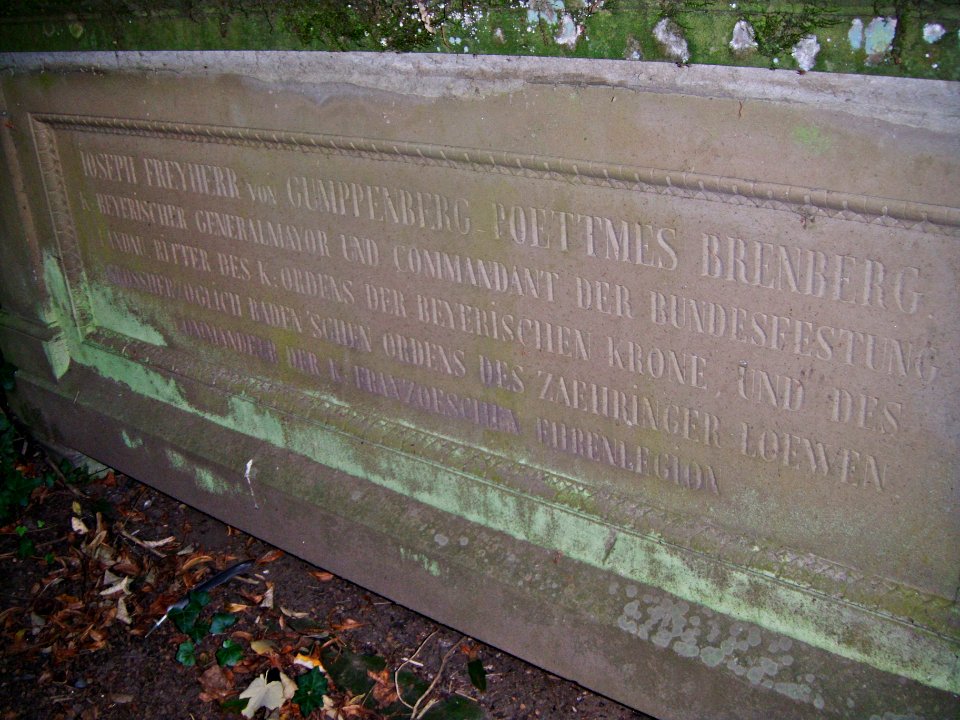 Gumppenberg Landau Inschrift