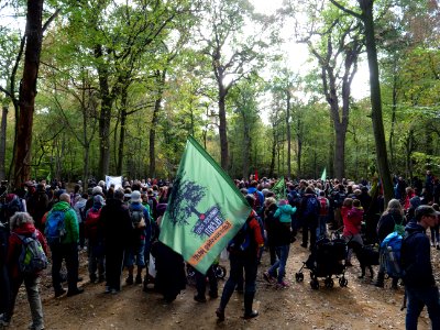 Hambacher Forst forest walk 07-10-2018 16