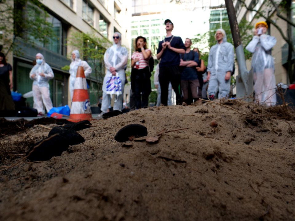 Hambach Forest solidarity protest in front of RWE office in Berlin at 17th of September 2018 02