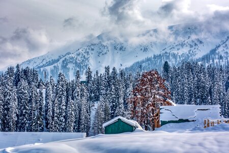 Kashmir sky mountains photo