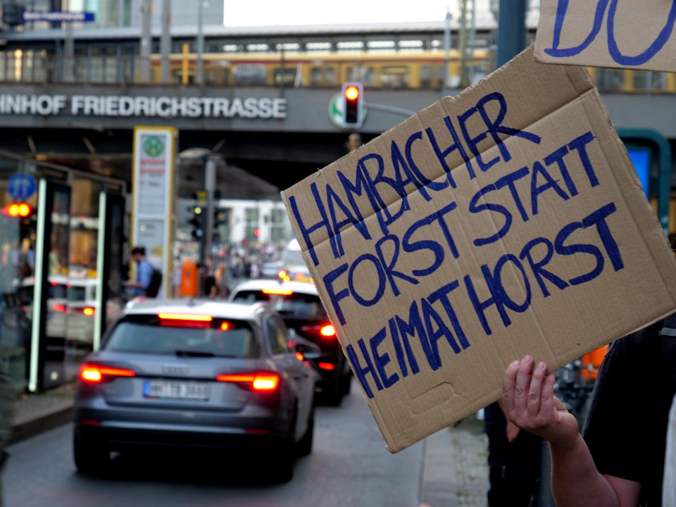 Hambach Forest solidarity protest in front of RWE office in Berlin at 17th of September 2018 15