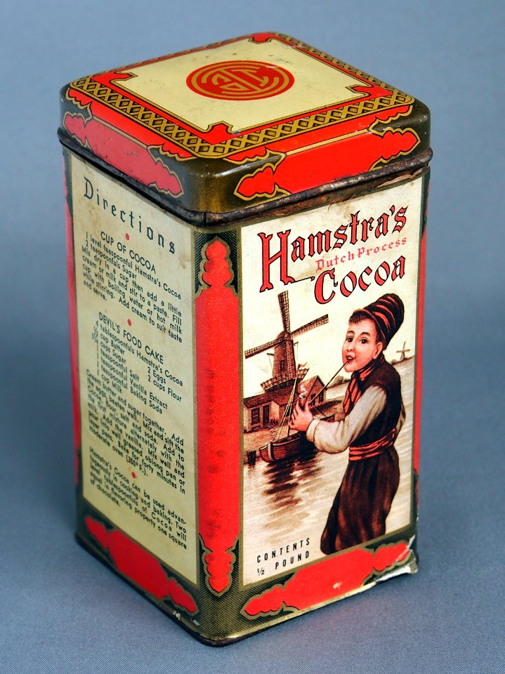 Hamstras Dutch Process Cocoa 0,5 pound blikje, foto 5