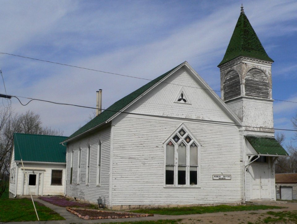 Hamlin Baptist Church (Hamlin KS) from SE 1