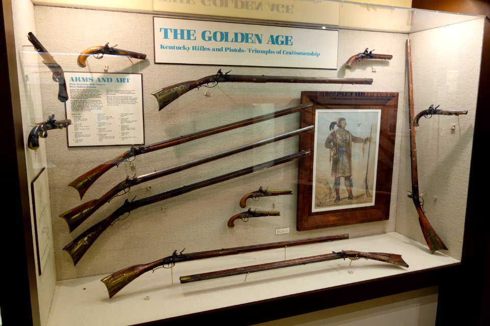 Gun display - The golden age - Huntington Museum of Art - DSC05504