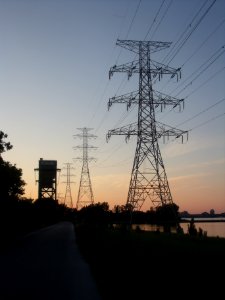 Hamilton Beach Pylon and Burlington Canal Lift Bridge