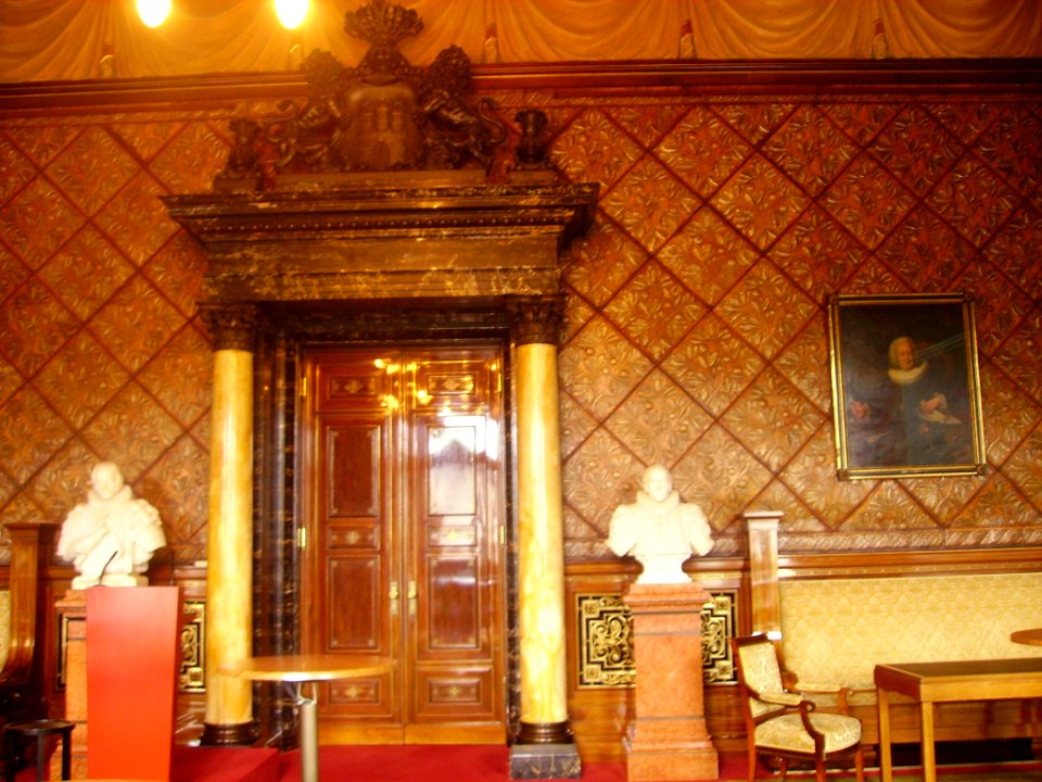 Hamburg Rathaus Innen Bürgermeistersaal