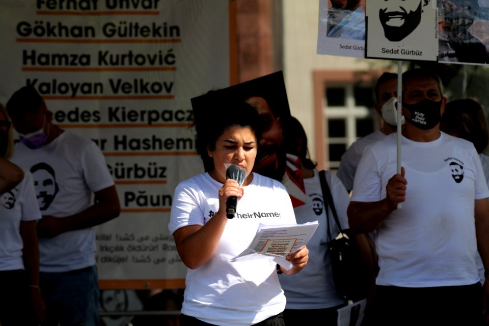 Hanau attack memorial protest Hanau 2020-08-22 stage 02