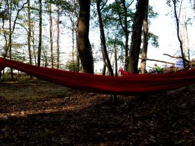 Hammock after protest in the Hambach forest 01