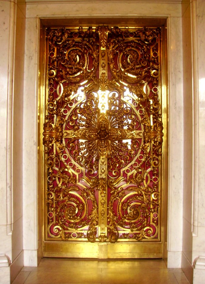 Hamburg Rathaus Innen Turmsaal Tür