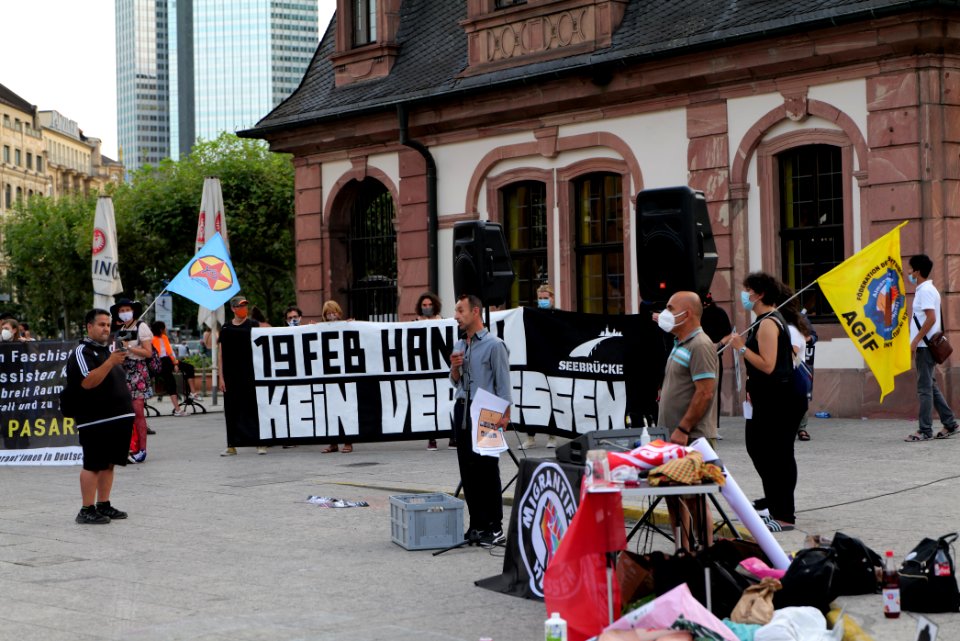 Hanau attack memorial protest Frankfurt am Main 2020-08-19 12