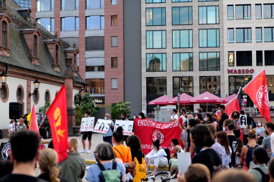 Hanau attack memorial protest Frankfurt am Main 2020-08-19 10