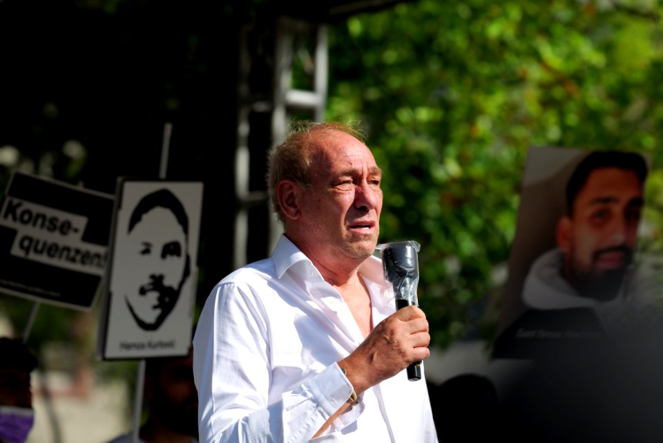 Hanau attack memorial protest Hanau 2020-08-22 stage 126