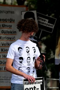 Hanau attack memorial protest Hanau 2020-08-22 stage 106