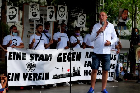 Hanau attack memorial protest Hanau 2020-08-22 stage 123