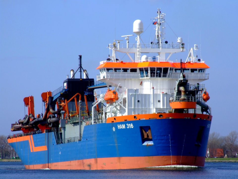 HAM 316 p0 at Nordsea channel, Port of Amsterdam, Holland