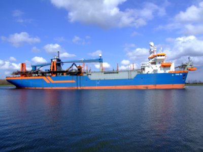 HAM 316 IMO 9160449 p4 at Nordsea channel, Port of Amsterdam, Holland