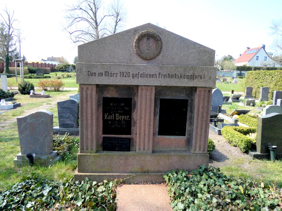 HAL-Friedhof Lettin (4) Kapp-Putsch