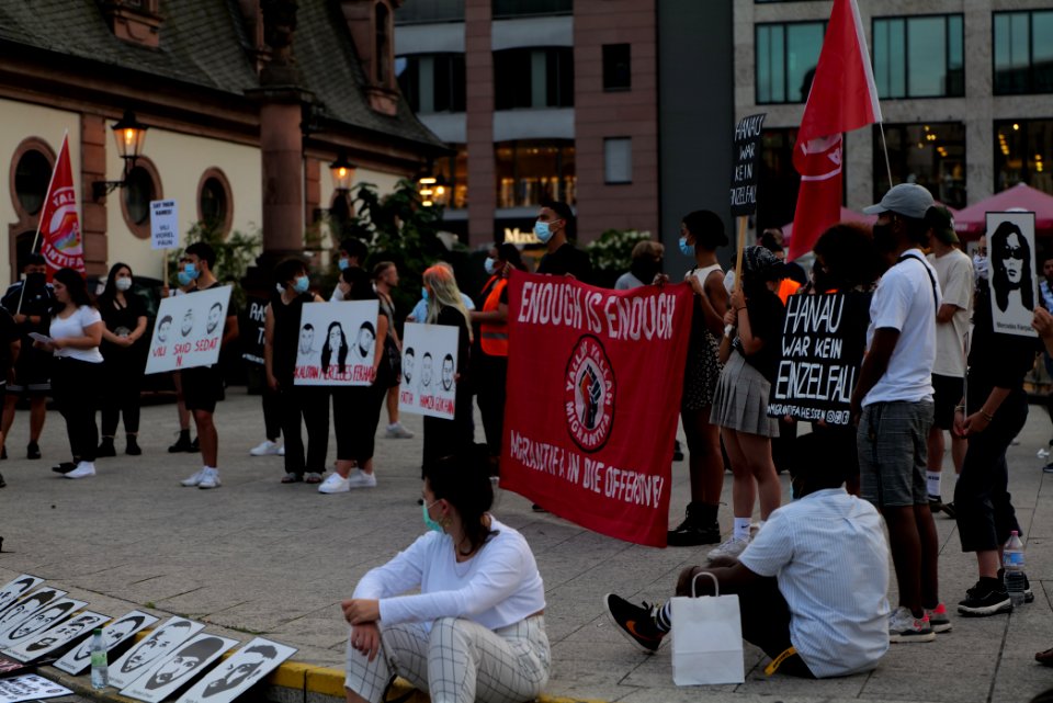 Hanau attack memorial protest Frankfurt am Main 2020-08-19 23
