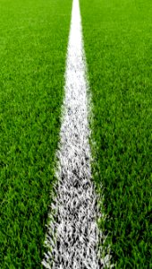 Half-way line on the Brastad arena soccer field 1