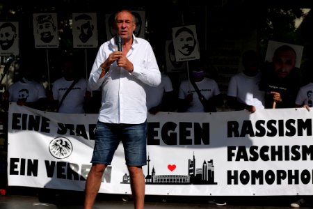 Hanau attack memorial protest Hanau 2020-08-22 stage 132