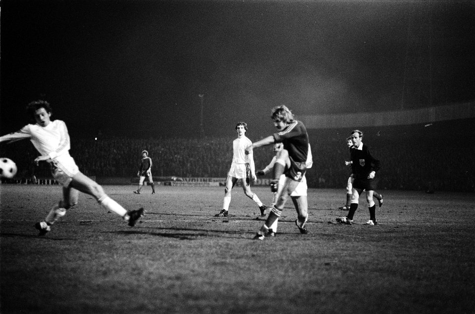 Halve finale Europacup II, Twente tegen FC Anderlecht , spelmomenten, Bestanddeelnr 929-6487