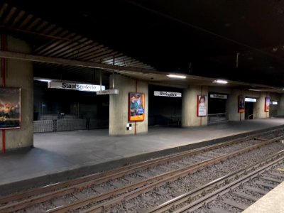 Haltestelle Staatgalerie Stuttgart 2020