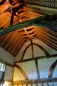 Hall ceiling - Alfriston Clergy House - Alfriston, East Sussex, England - DSC05107
