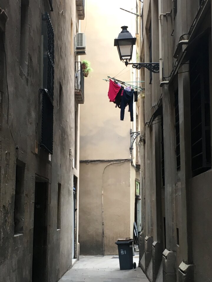 Facade catalonia gothic quarter