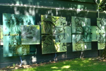 Halsteren kunstwerk spiegelen