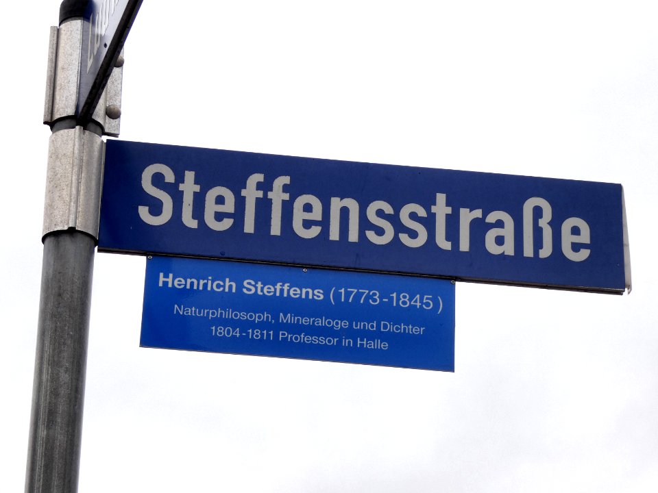 HAL-Steffensstraße Street sign