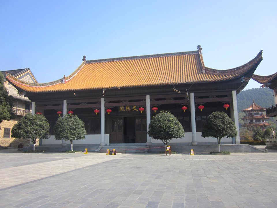 Hall of Manjushri, Miyin Temple, 12 February 2018