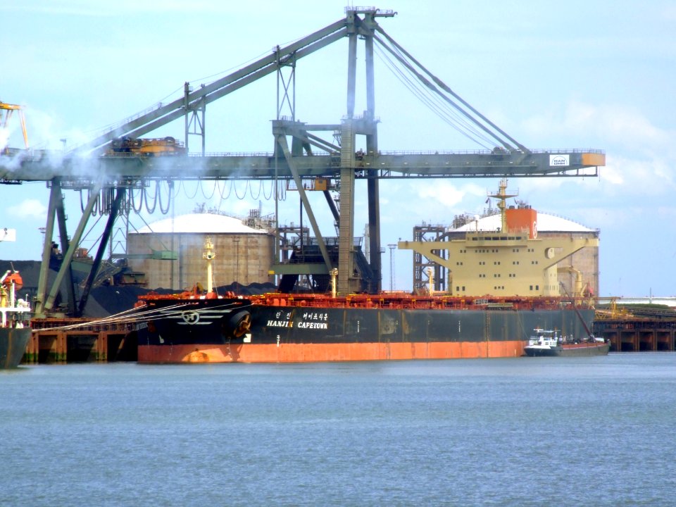 Hanjin Capetown IMO 9054224 p1, Mississippi harbour, Port of Rotterdam, Holland 08-Jul-2007